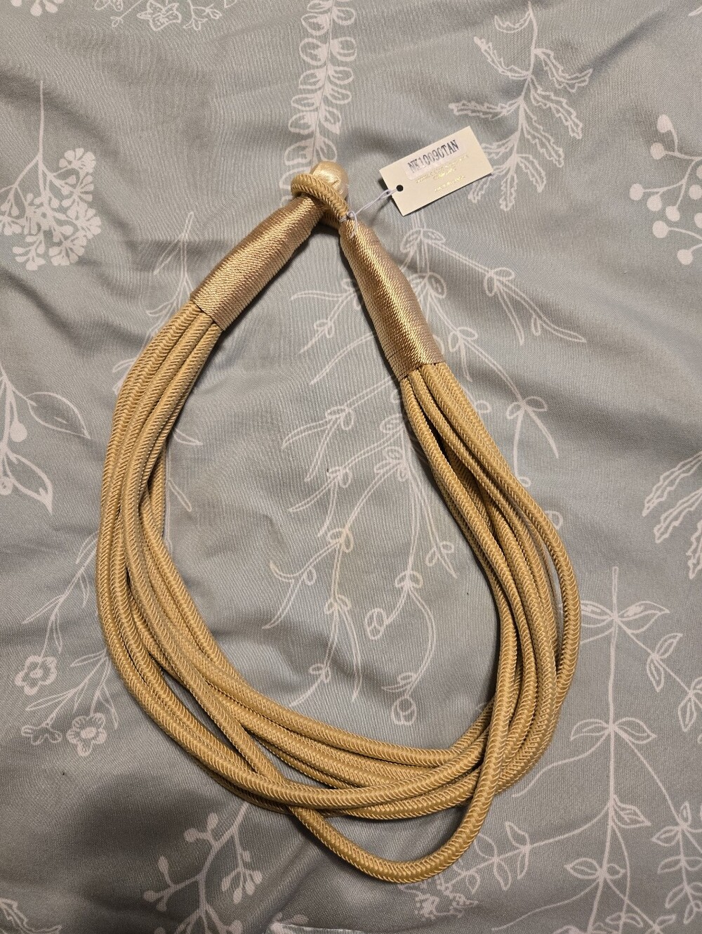 Glamour Farms Center Stage Layered Rope Necklace - Tan